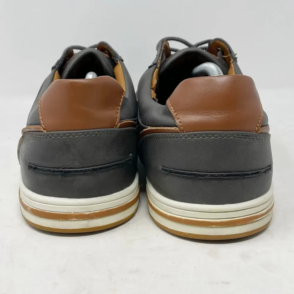 Steve Madden Grey Jalen Leather Sneakers Mens Size 13 *READ*